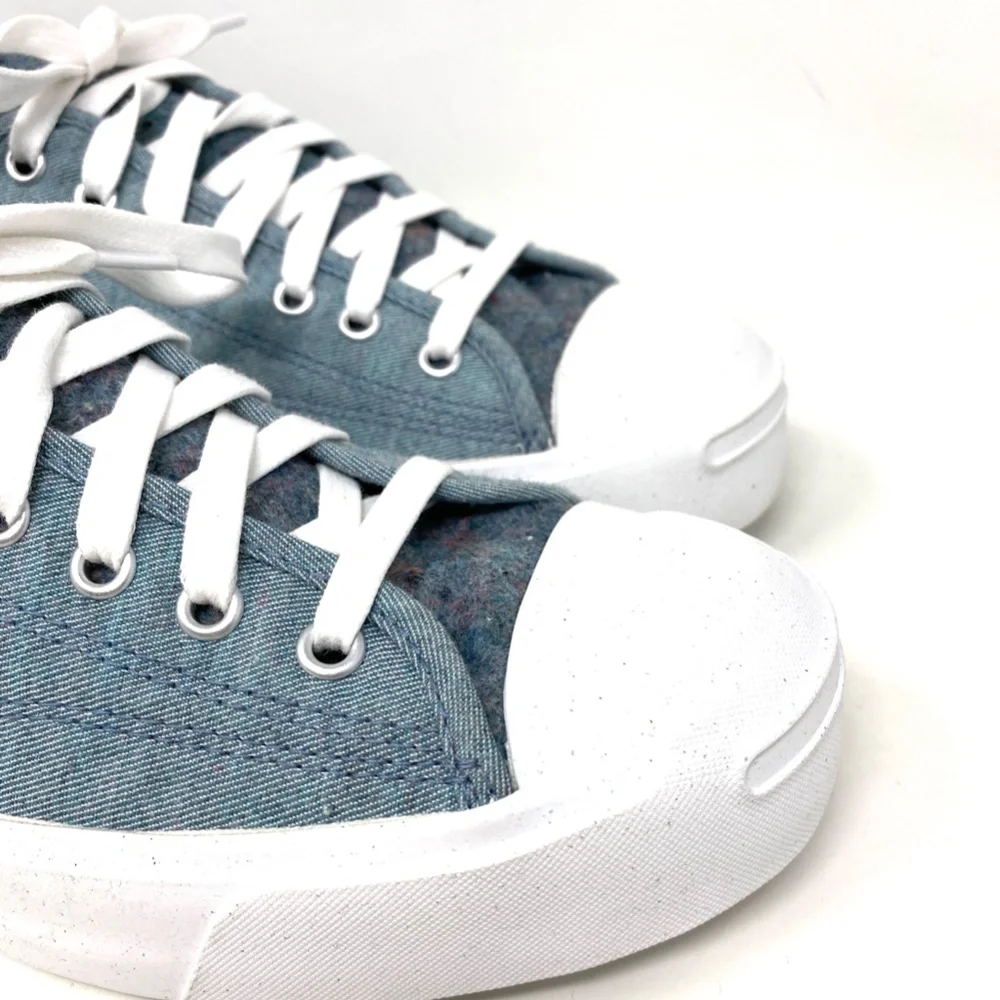 Converse Jack Purcell OX Low Top Blue Men’s Canvas Shoes Sneakers Size 169614C - Picture 8 of 11